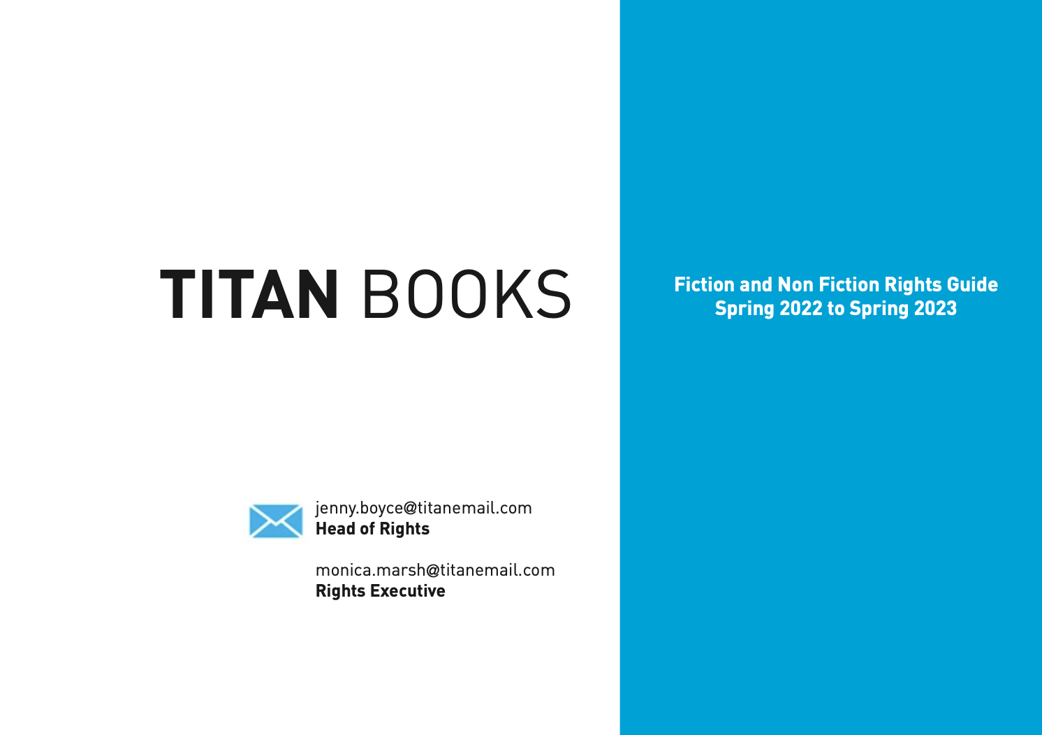 [Preview Image for Titan Books New Titles 2022 - Fiction and Non Fiction]